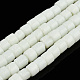 Chapelets de perles en verre opaques solides X-GLAA-N047-09-F01-1