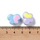 Perles acryliques opaques bicolores SACR-I005-06B-3