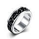 Fashionable 316L Titanium Steel Wide Band Rings for Men RJEW-BB07118-8-1