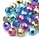 Perles acryliques plaquées par couleur X-PACR-R241-01-1