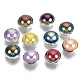 Imitation Pearl ABS Plastic Sewing Buttons BUTT-T009-6mm-M-S-2