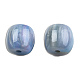 樹脂ビーズ  天然石風  バレル  コーンフラワーブルー  8x7mm  穴：1.6mm RESI-N034-10-M13-3