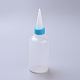 プラスチック接着剤ボトル  ホワイト  4.55x14.55cm  容量：100ミリリットル X-DIY-WH0079-76-1