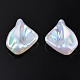 Perles acryliques placage irisé arc-en-ciel PACR-S221-002-2