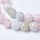 Chapelets de perles en morganite naturelle G-F568-190-8mm-3