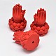 Dyed Buddha's Hand Synthetic Coral Beads CORA-O004-08A-1