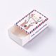 Caja de cajón de papel plegable portátil creativo CON-D0001-02B-2