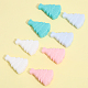 CHGCRAFT 8Pcs 4Colors Wedding Silicone Beads Pen Beads Wedding Dress DIY Silicone Loose Spacer Beads for DIY Necklace Bracelet Earrings Keychain Crafts Jewelry Making SIL-CA0002-34-3