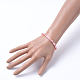 Natürliche Muschel Stretch Perlen Armbänder BJEW-JB05183-01-3