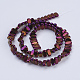 Electroplate Non-magnetic Synthetic Hematite Beads Strands G-J382-4x8x2mm-A05-1