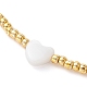 Bracelets de perles tressées en perles naturelles et graines BJEW-JB09722-04-3