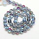 Synthetical Moonstone Beads Strands G-G585-6mm-01-2