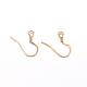 Ion Plating(IP) 304 Stainless Steel French Earring Hooks STAS-N0013-15G