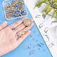 DICOSMETIC 60Pcs 2 Color 304 Stainless Steel Leverback Earring Findings STAS-DC0007-38-2