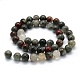 Natural African Bloodstone Beads Strands G-G763-08-6mm-2