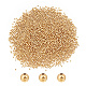 NBEADS About 2000 Pcs Round Spacer Beads KK-NB0003-42-1