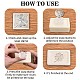 CRASPIRE Elephant Soap Stamp Handmade Acrylic Soap Stamp Animal Embossing Stamp Soap Chapter Imprint Stamp for Handmade Soap Cookie Clay Pottery DIY Shower Gift DIY-WH0350-120-7