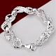 Trendy Silver Plated Brass Bridal Party Jewelry Sets SJEW-BB08953-D-4