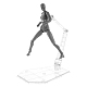 FINGERINSPIRE Action Figure Stand Gundam Stage Act Assembly Action Figure Display Holder Clear Doll Model Support Stand Compatible with HG RG SD SHF Gundam 1/144 Toy ODIS-WH0010-36-5