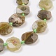 Natürlichen grünen Granat Perlen Stränge G-F568-029-3