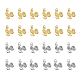 Dicosmétique 60 pièces 2 couleurs breloques de coq doré et argent antique breloques agricoles petits animaux carms mignons breloques de poulet pendentifs en alliage pour bricolage artisanat fabrication de bijoux FIND-DC0003-01-1