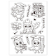 PandaHall Owl Clear Stamp DIY-WH0167-56-652-7