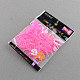 Fluorescent Neon Color Rubber Loom Bands Refills with Accessories X-DIY-R006-04-1