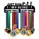 Спортивная тема железная вешалка для медалей настенная стойка для дисплея ODIS-WH0021-674-1
