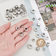 DICOSMETIC 40Pcs 4 Styles Stainless Steel European Loose Beads Column Large Hole Charm Beads Groove Spacer Beads for Bracelet Necklace Jewelry Making，Hole：5~9mm STAS-DC0001-88-2