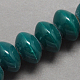 Perles en porcelaine manuelles PORC-Q173-12x7mm-22-2