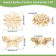 Broche de mariposa y flor dicosmetic 4 Uds. 4 estilos JEWB-DC0001-01-4