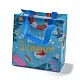 Bolsas de regalo plegables reutilizables no tejidas impresas con tema de verano con asa ABAG-F009-B03-1