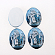 Cabochons ovales du photo de la Maison Blanche en verre  X-GGLA-N003-18x25-F38-2
