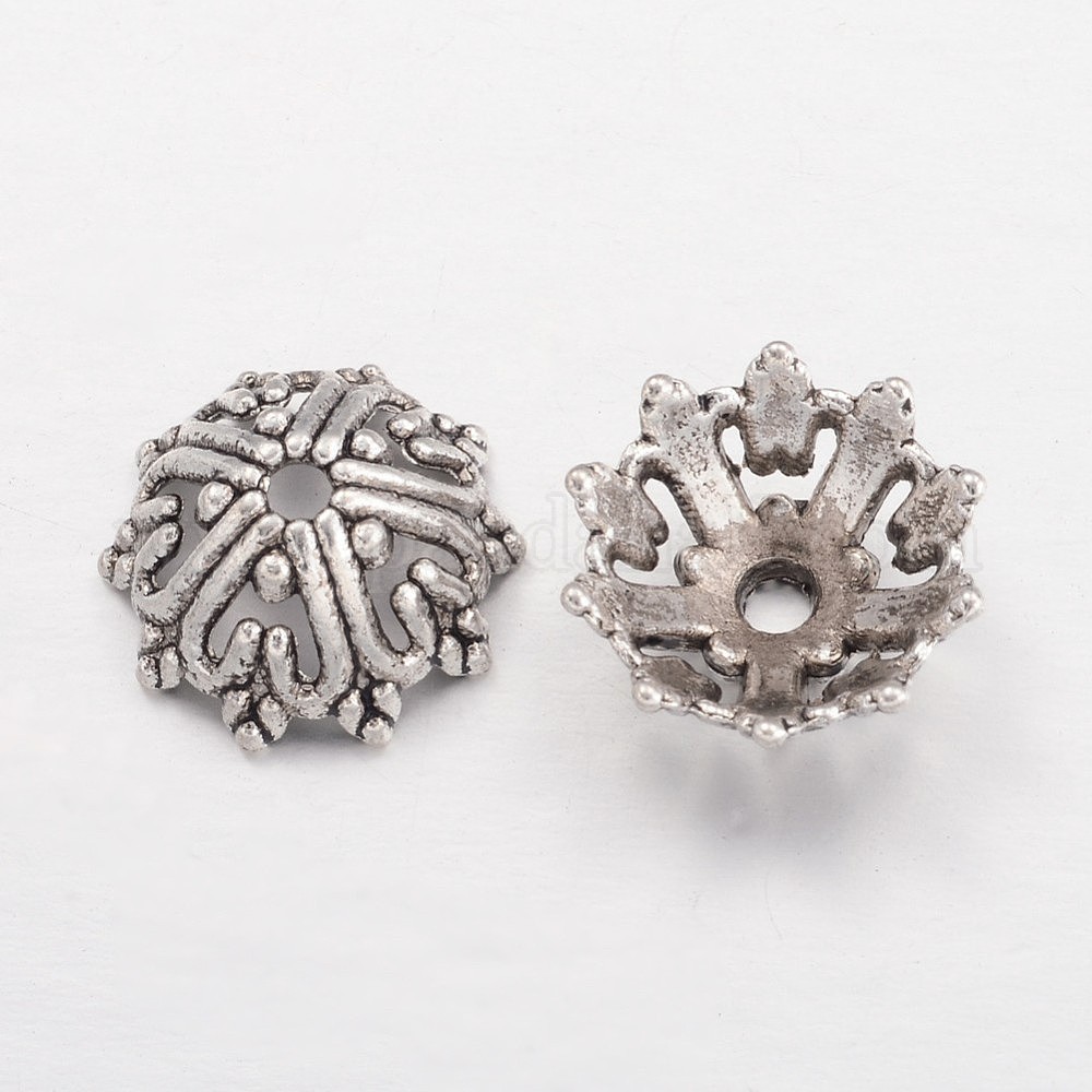 Wholesale Tibetan Style Fancy Bead Caps