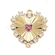 Латунные микро проложить кубического циркония подвески KK-I352-26G-02