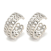 Серьги-манжеты из латуни для женщин EJEW-C104-128P