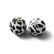 Силиконовые бусины SIL-WH0001-34E