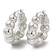 Серьги-кольца из нержавеющей стали 304 EJEW-Z022-04P