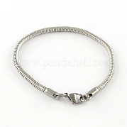 304 Stainless Steel European Style Bracelets for Jewelry Making PPJ-R002-02