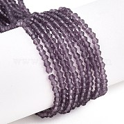Имитировать нити бус из матового стекла из австрийского хрусталя EGLA-A039-T3mm-MD04