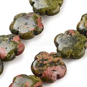 Природные Unakite бисер нитей G-F769-V01-02