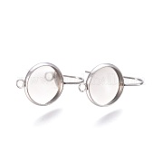 Серьги-подвески из нержавеющей стали 304 STAS-E474-02A
