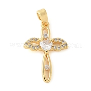 Латунные микро проложить кубического циркония подвески KK-U056-30G