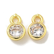 Латунные микро проложить кубического циркония подвески KK-L075-017LG-02