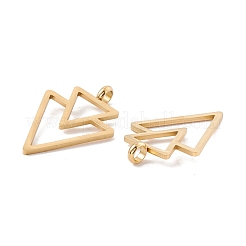 Pendentifs en acier inoxydable 304 avec placage ionique (IP)&nbsp;STAS-P308-01G