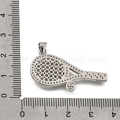 Pendentifs en laiton zircon cubique transparent&nbsp;KK-Z163-09P