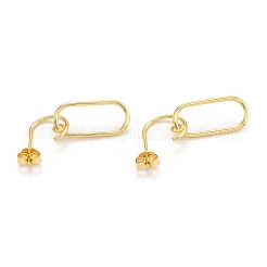 925 серебро стерлингового серебра EJEW-H110-10G