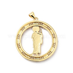 Покрытие стойки латунь микропаве прозрачные подвески из кубического циркония&nbsp;ZIRC-I059-11G