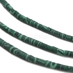 Окрашенные синтетические бирюзовые бусы нити G-P594-01B-07