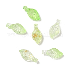 Pendentifs en acrylique transparent et feuille d'or&nbsp;AC-CBAF9C1-04A-02